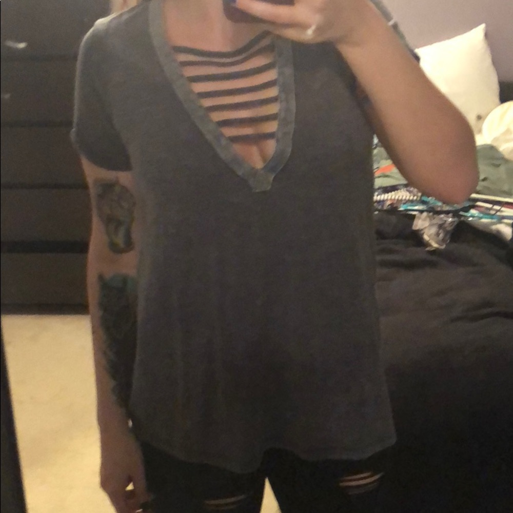 Edgy Cut Out Top